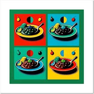 Vibrant Pop Mole Art - Mexican Cuisine Posters and Art